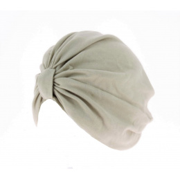 Sophie Chemotherapy Cotton Beige Turban - Traclet