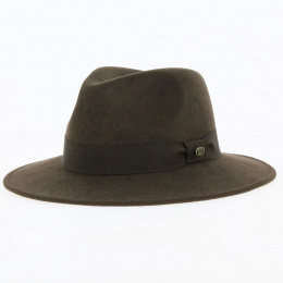 Traveller Max hat brown wool felt - Traclet