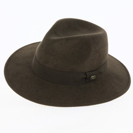Traveller Max hat brown wool felt - Traclet