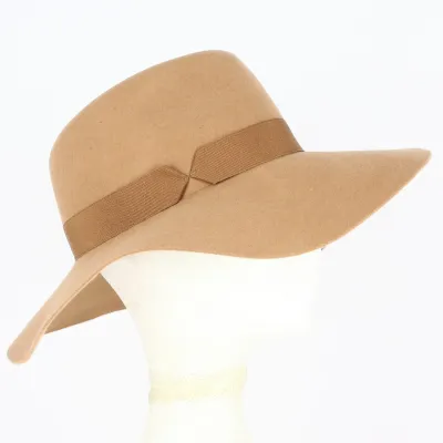 Capeline Camille feutre laine Camel - Traclet