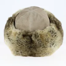 Toque Ivanova Leather & Faux Fur Beige - Traclet