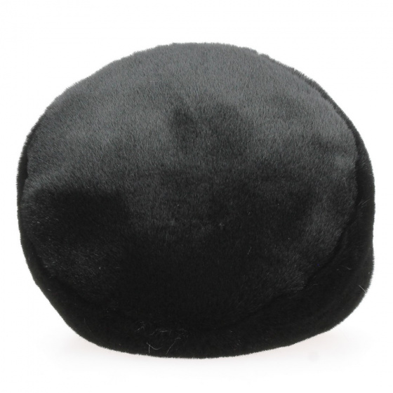Women's Toque Fake Fur Black - Traclet