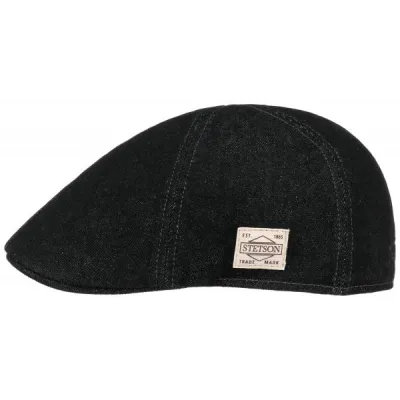 Texas Leeds Denim Cap Black Cotton - Stetson