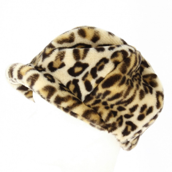 Casquette Style Gavroche Liliya Fausse Fourrure Beige - Traclet Casquette Style Gavroche Liliya Fausse Fourrure Beige - Traclet