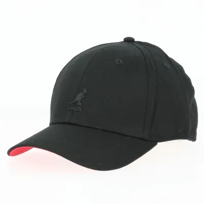Casquette Baseball Strech Fit Coton Noir - Kangol