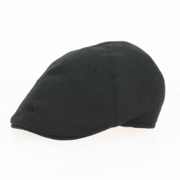 Duck Cap Black Wool - Traclet