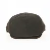 Brown Leather Daffy Cap - Traclet Reference: 17184 | Traclet Hat Shop