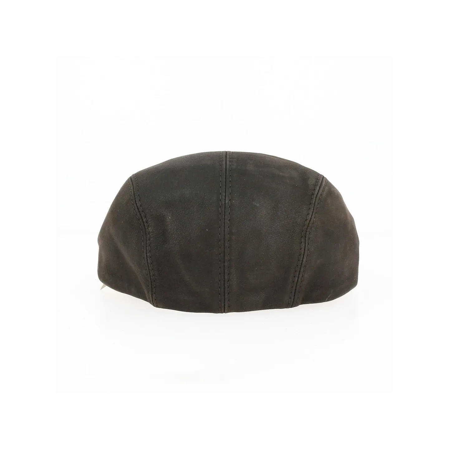 Brown Leather Daffy Cap - Traclet Reference: 17184 | Traclet Hat Shop
