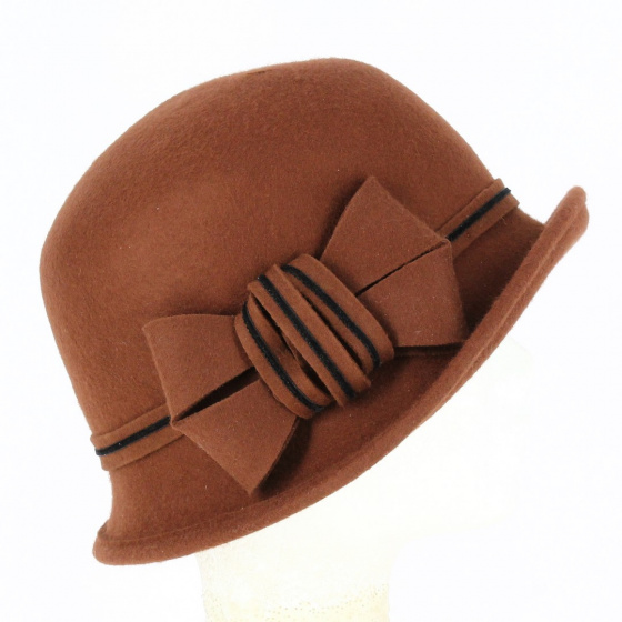 Hat woman bell doriane Chocolate
