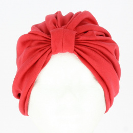 Turban Sophie Chemotherapy Red Cotton - Traclet