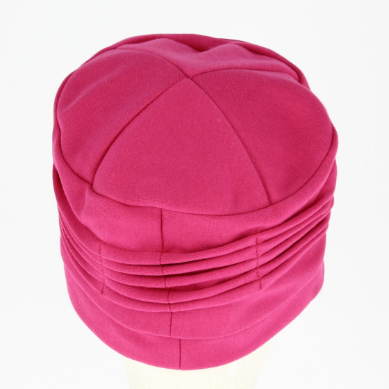 Toque Chimiothérapie Coton rose - Traclet Toque Chimiothérapie Coton rose - Traclet