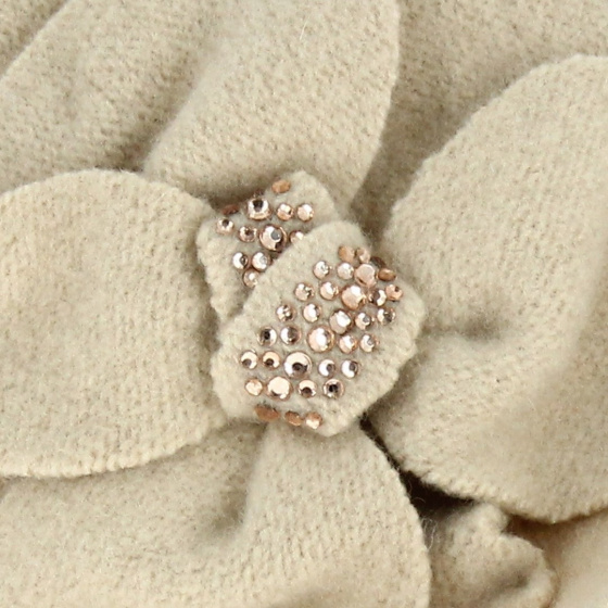 Chapeau Cloche Zaus Feutre Laine Beige - Traclet