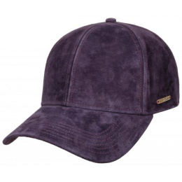 Louisville Baseball Cap Leather Yellow - Stetson