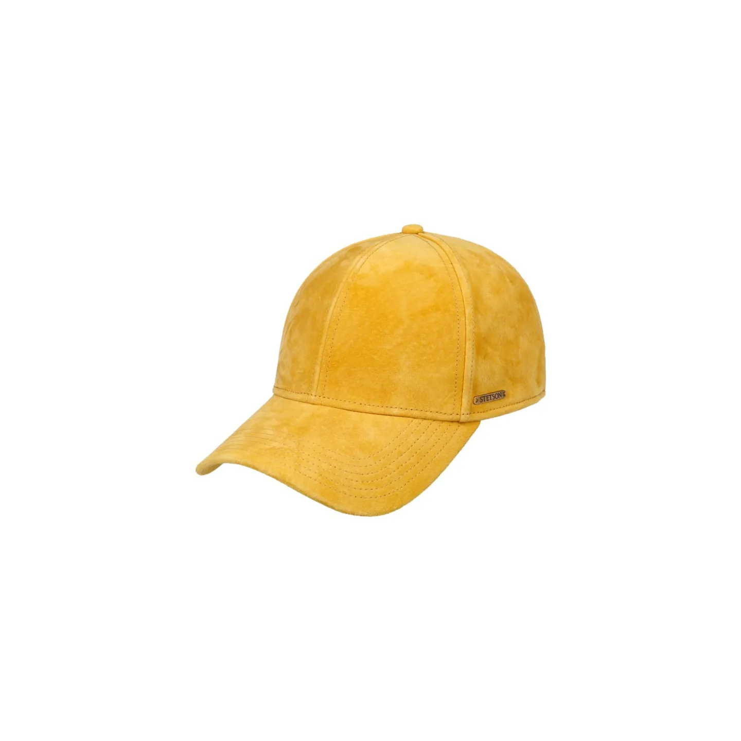 Louisville Baseball Cap Leather Yellow - Stetson