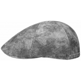 Texas Pigskin Leather Cap Yellow - Stetson
