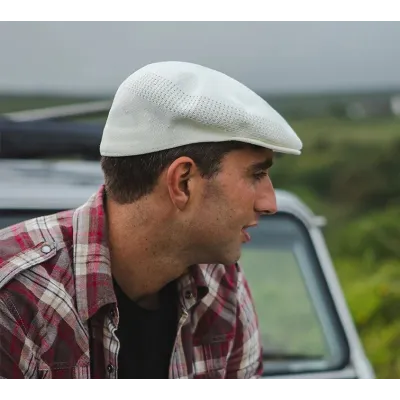 White Golfer Cap