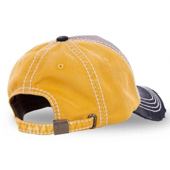 Casquette Baseball Rock Xavier Grise & Jaune - Von Dutch