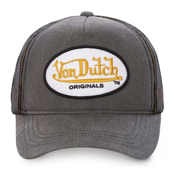 Grey Baseball Crew Cap - Von Dutch