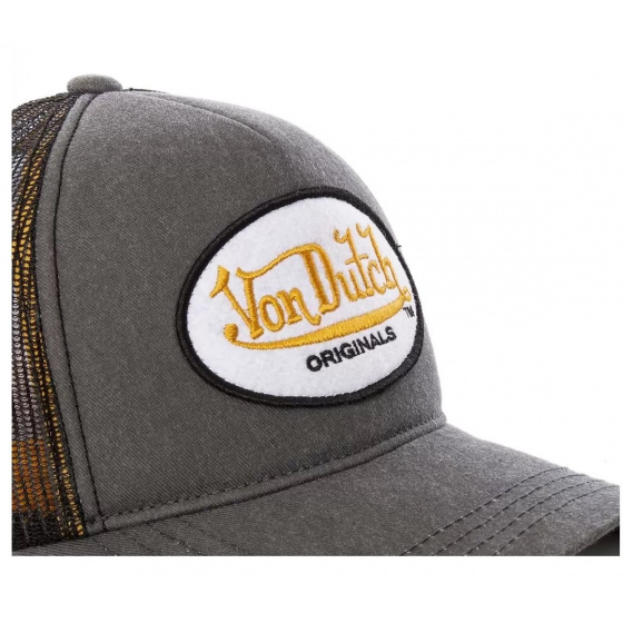 Casquette Baseball Crew Grise - Von Dutch
