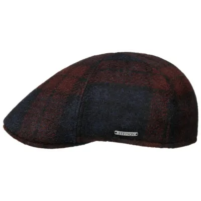 Texas Check Wool Gatsby Cap - Stetson