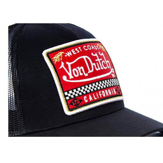 Black West Coast Baseball Cap - Von Dutch
