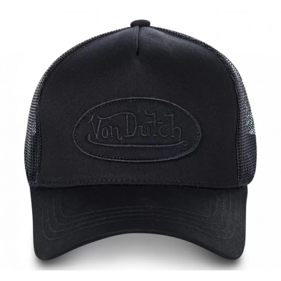 Casquette Baseball Trucker Enfant Noire - Von Dutch