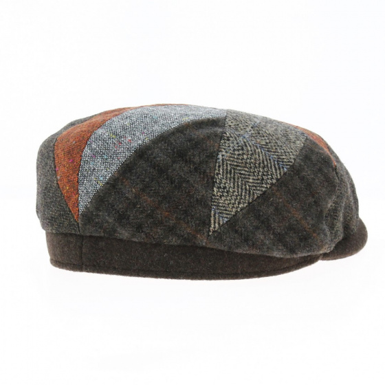 Houston Patchwork Brown Cap - Crambes