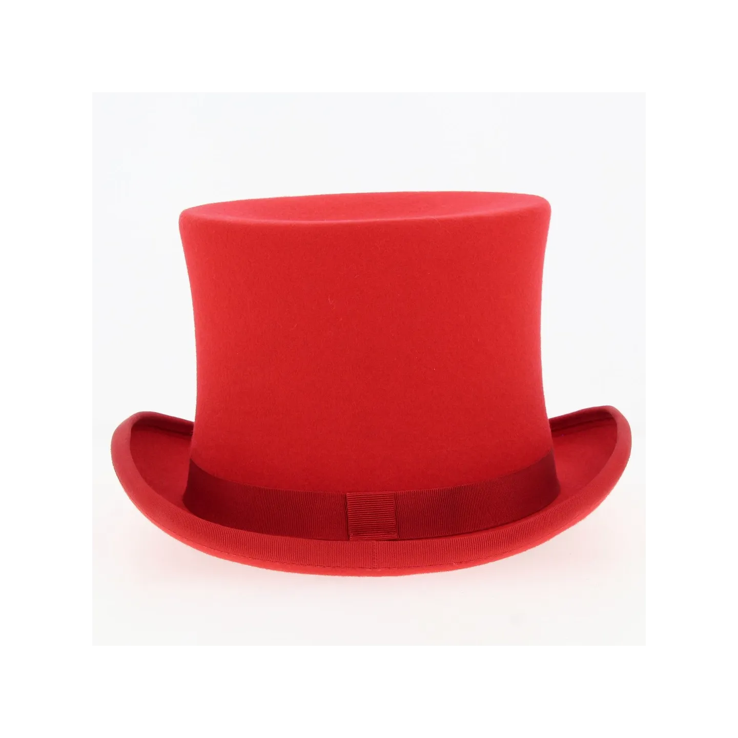 Top Hat Felt Wool Poppy back - Traclet