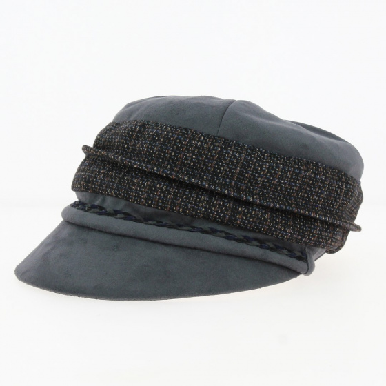 Gavroche Newport Cub Grey & Brown Cap - Taffta