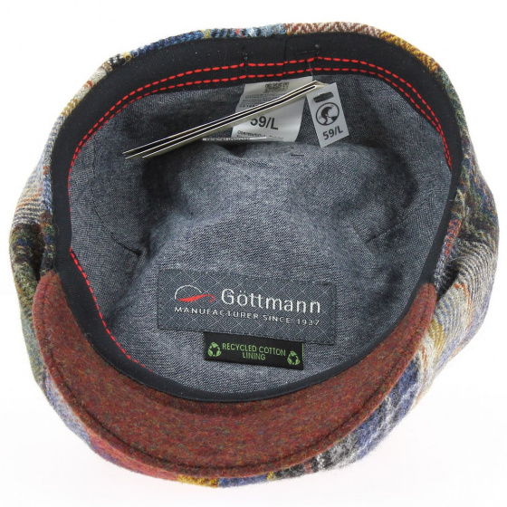 Casquette Hatteras Princeton Patchwork Brique - Göttmann