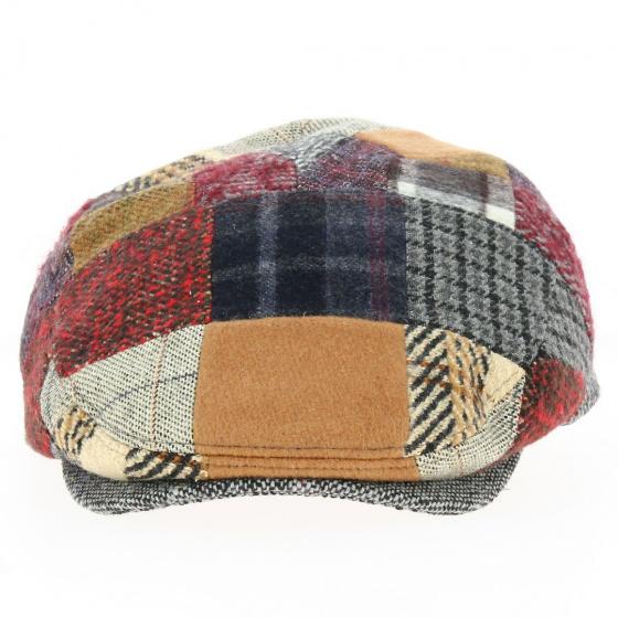 Tadoussac Wool Patchwork Flat Cap - Aussie Apparel