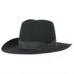 Western Wool Hat Black - Traclet