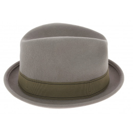Trilby Hat Gain Grey and Gold - Brixton