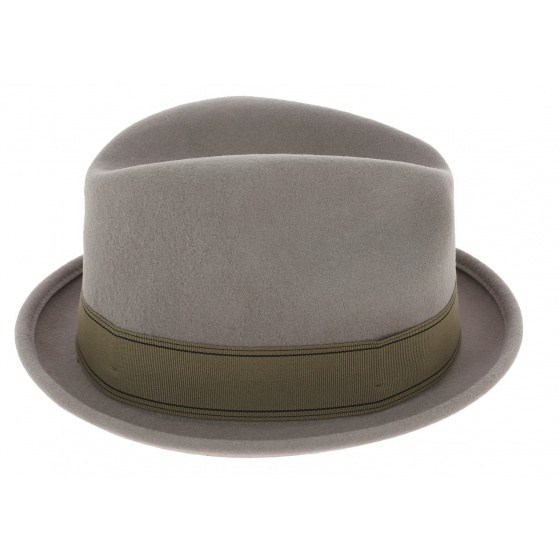 Chapeau Trilby Gain Gris et or - Brixton