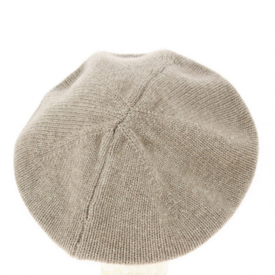 Béret Cachemire Beige - Traclet Béret Cachemire Beige - Traclet