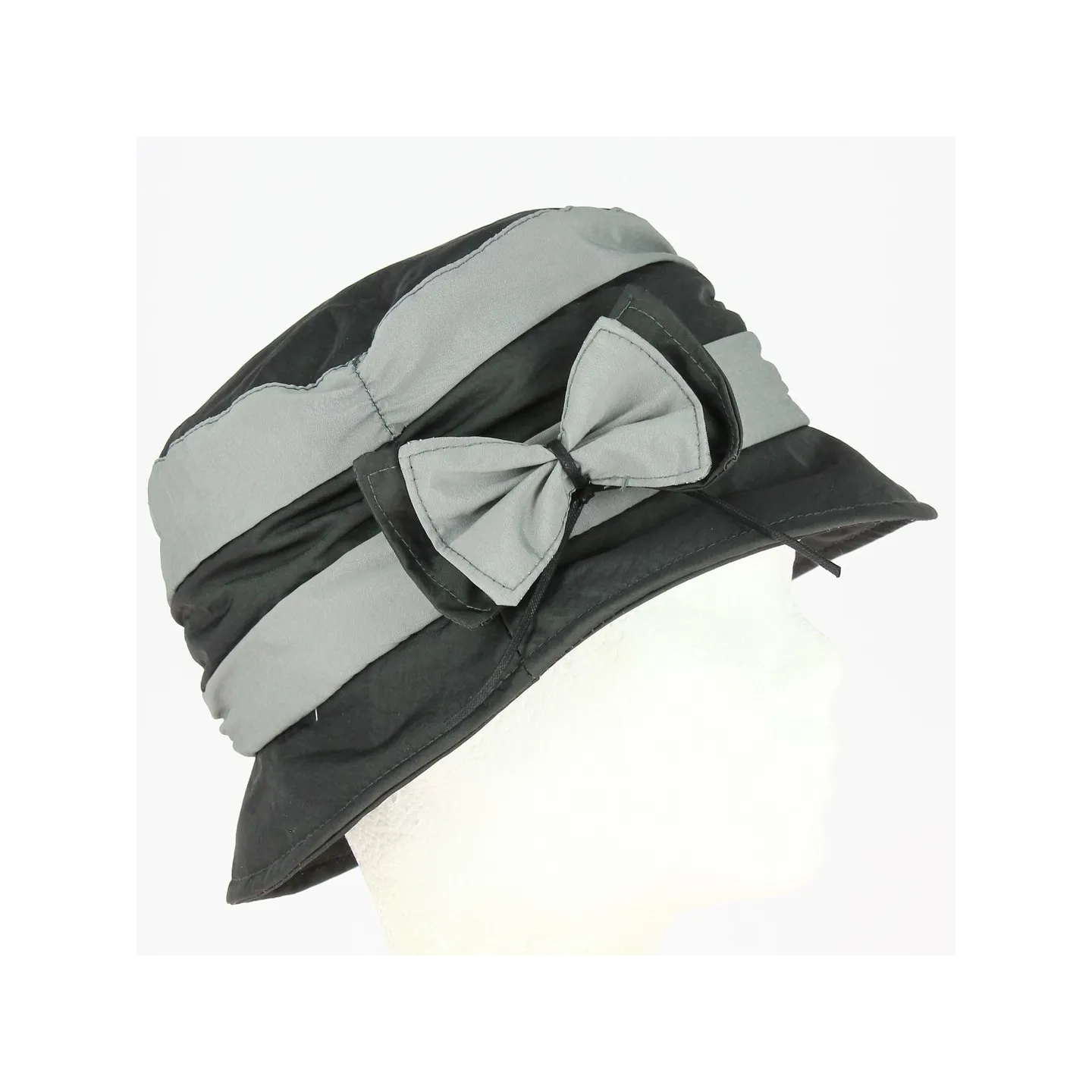 Chapeau Cloche de Pluie Noeud Noir - Traclet
