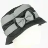 Chapeau Cloche de Pluie Noeud Noir - Traclet