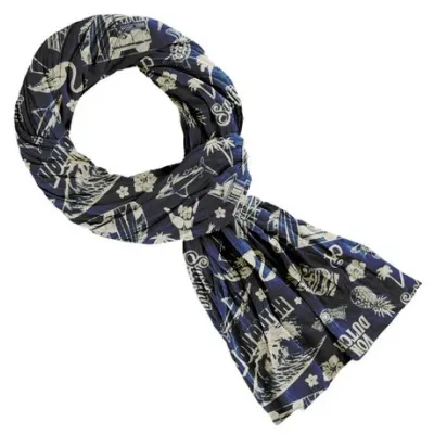 Foulard Chèche Tiki Surf Bleu marine - Von Dutch