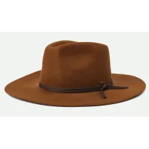 Chapeau Cowboy Cohen Feutre Laine Camel - Brixton  Reference : 17276| Chapellerie Traclet