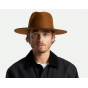 Cohen Cowboy Hat in Camel Wool Felt - Brixton