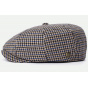 Gavroche Brood Joe Blue Houndstooth Cap - Brixton