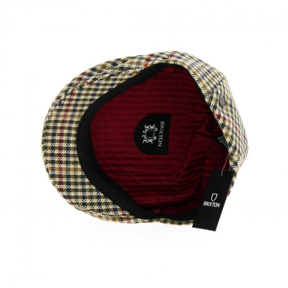 Casquette Plate Hooligan Baggy Velours Marron - Brixton Casquette Plate Hooligan Baggy Velours Marron - Brixton