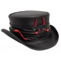 Marlow Leather Top Hat Black - Head'n Home