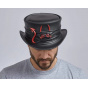 Marlow Leather Top Hat Black - Head'n Home