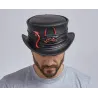 Chapeau Haut de Forme Marlow Cuir Noir - Head'n Home Reference : 17287| Chapellerie Traclet