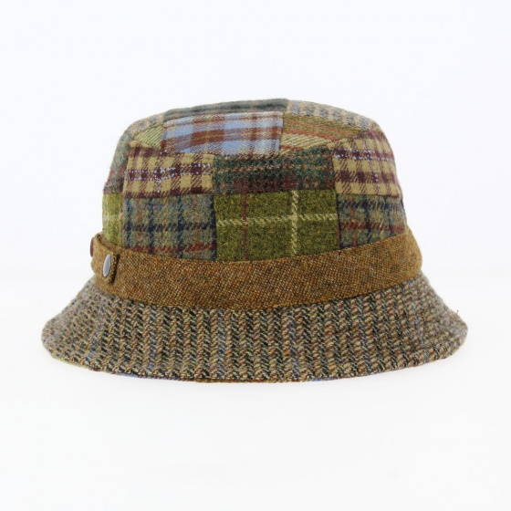 Banbridge Patchwork Wool Bucket Hat - Traclet