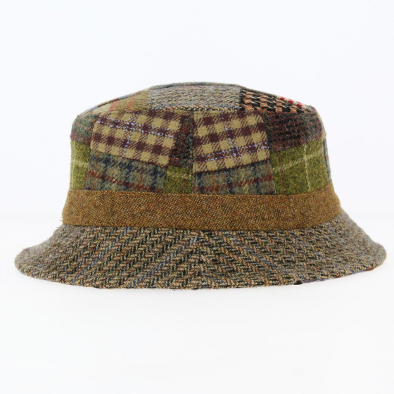 Banbridge Patchwork Wool Bucket Hat - Traclet
