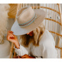 Maldives Moon Beige Felt Fedora Hat - Head'n Home