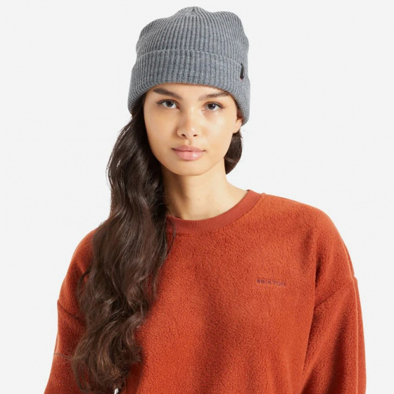 Heist Grey Knit Cap - Brixton