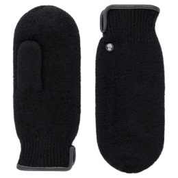 Harbin Virgin Wool Mittens Black - Roeckl